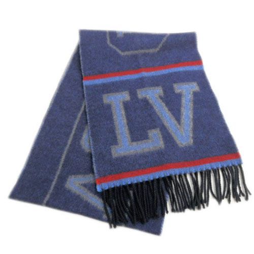 　カシミヤマフラー　エシャルプ VUITTON LOUIS LOUIS MADE LV エシャルプ マフラー 中古 VUITTON（ルイ・ヴィトン） 小物