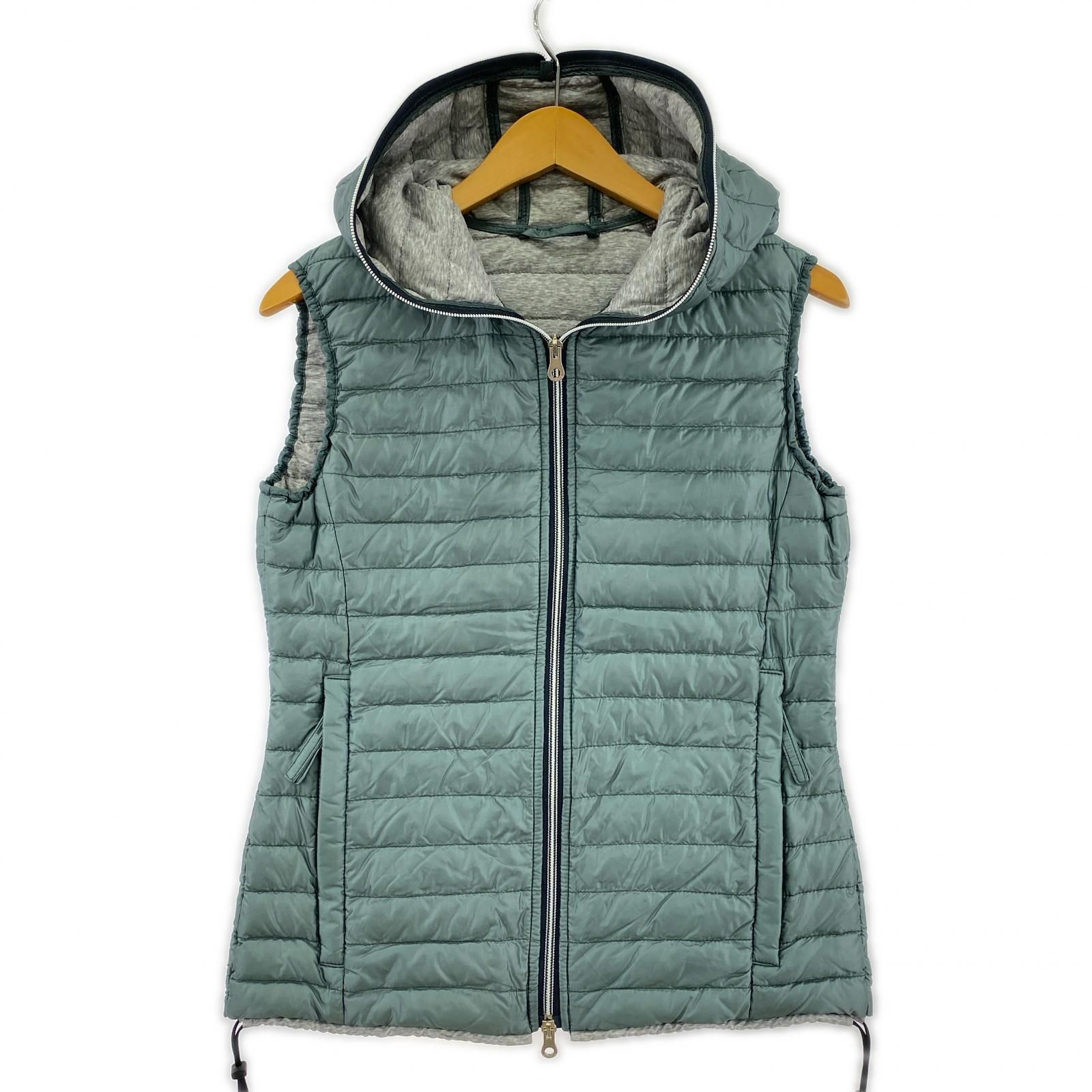 DUVETICA デュベティカ ダウンベスト size42/スモーキーグリーン系