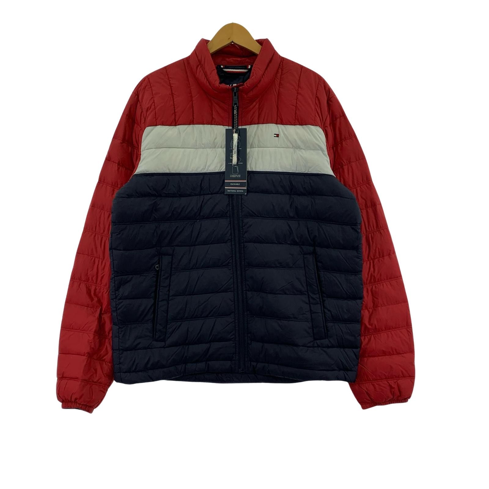 美品 TOMMY HILFIGER トミーヒルフィガー タグ付き パッカブルダウン 