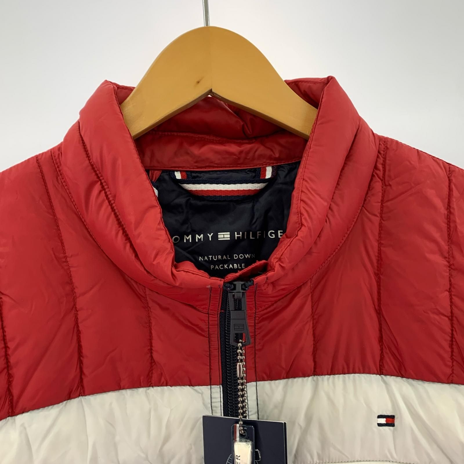 美品 TOMMY HILFIGER トミーヒルフィガー タグ付き パッカブルダウン 