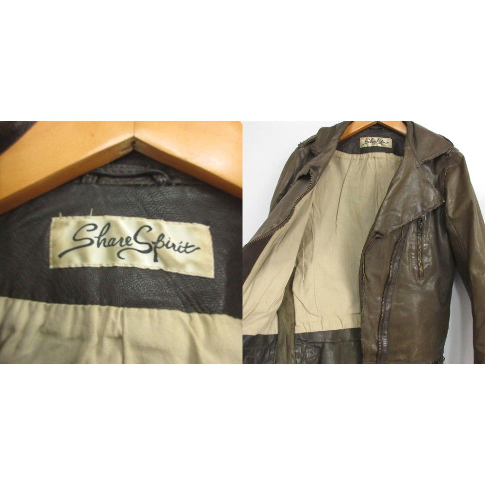 シェアースピリット SHARE SPIRIT 00s Archive Goat Leather Riders