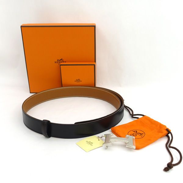 HERMES / エルメス ◇Hベルト コンスタンス リバーシブル 95 □G