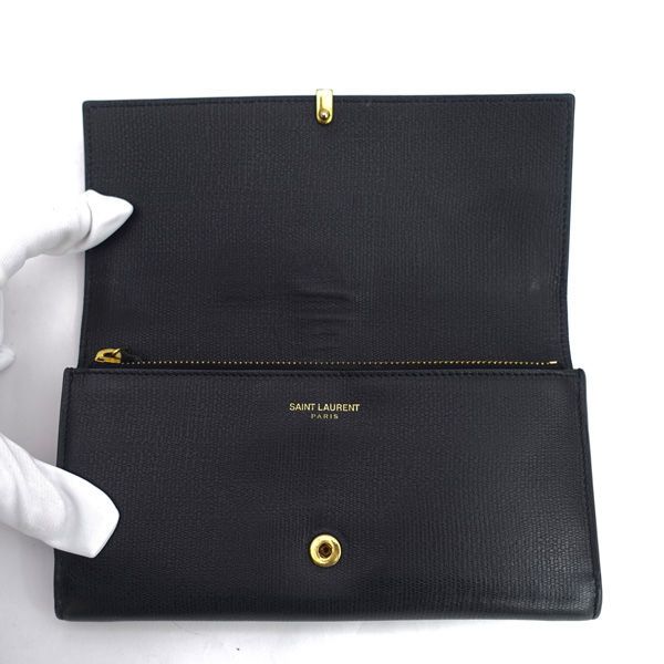 SAINT LAURENT / サンローラン ◇サンローラン Yロゴ ゴールド金具 長