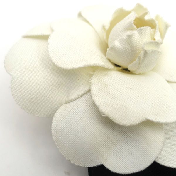 CHANEL / シャネル ◇カメリア フラワー リボン コサージュ ブローチ