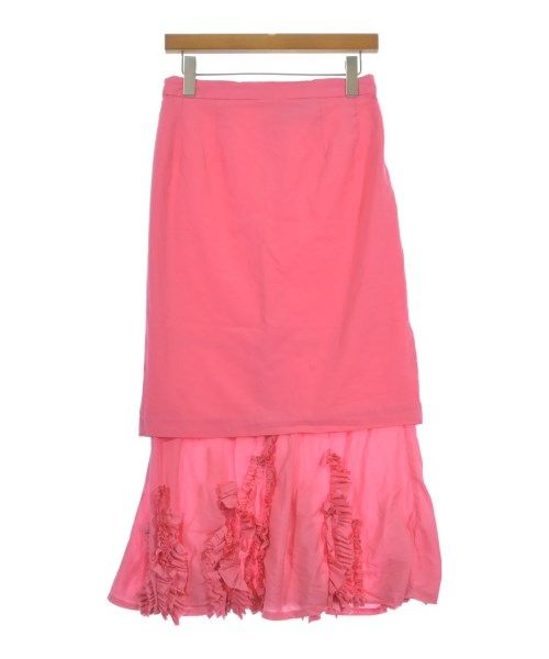 COMME des GARCONS GIRL ロング・マキシ丈スカート XS 赤 【古着  