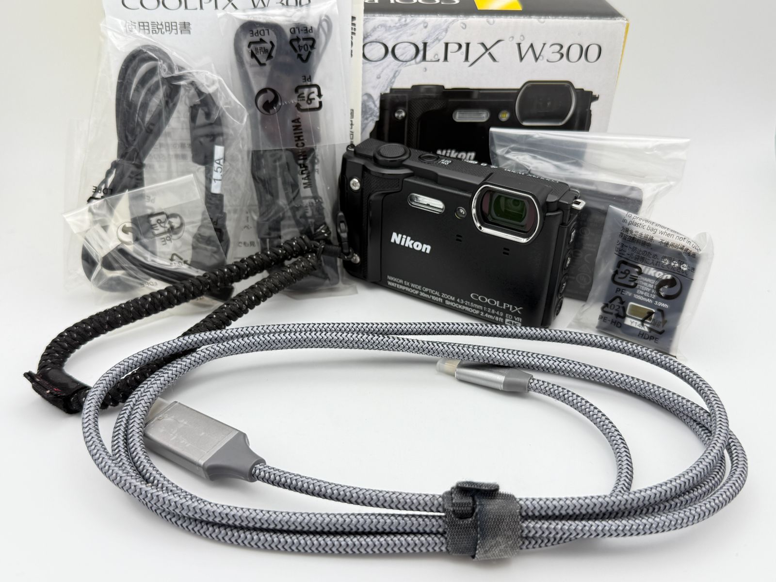 Nikon COOLPIX W300 ブラック オマケ付 BK ニコン クールピクス
