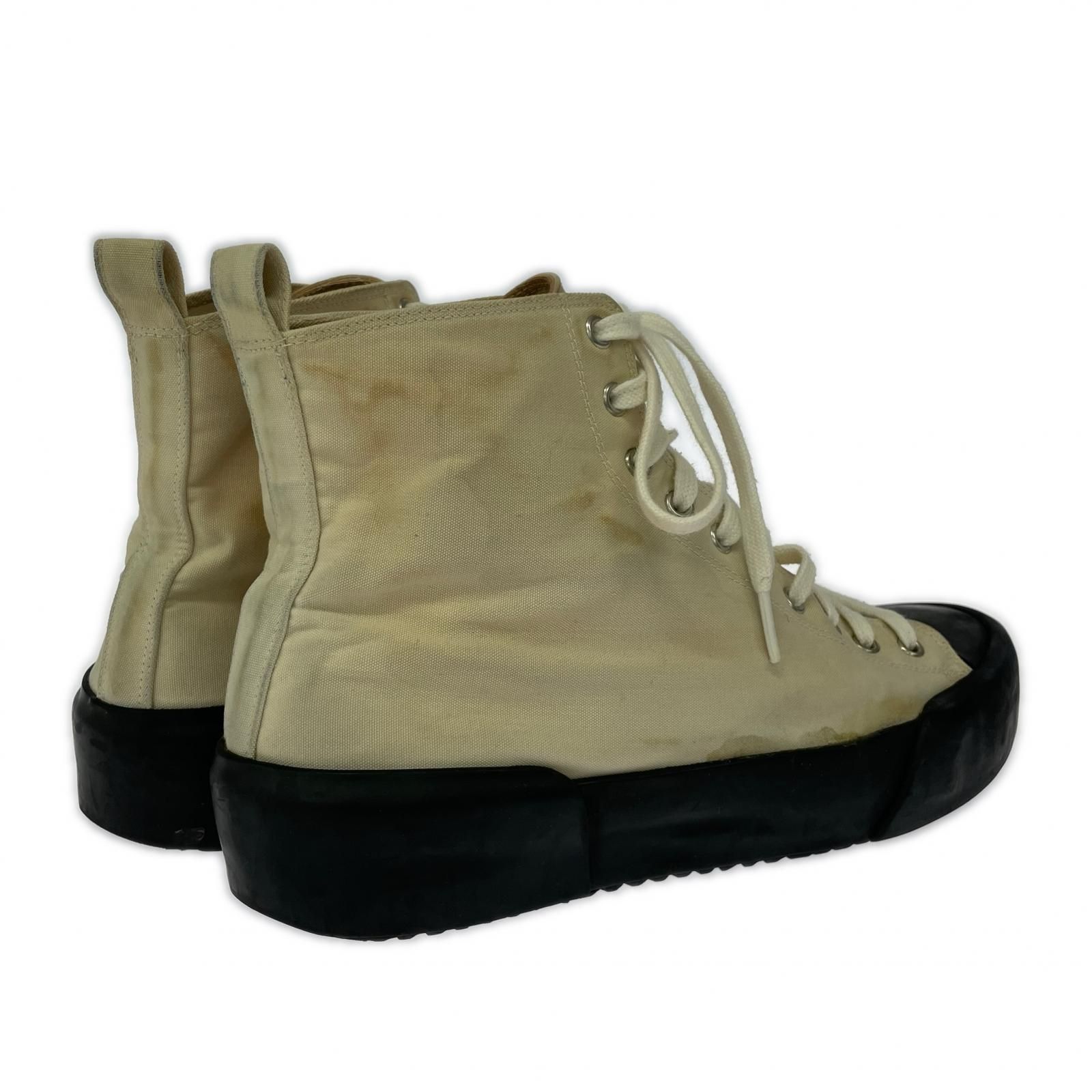 JIL SANDER ジルサンダー ハイカット キャンバススニーカー size42