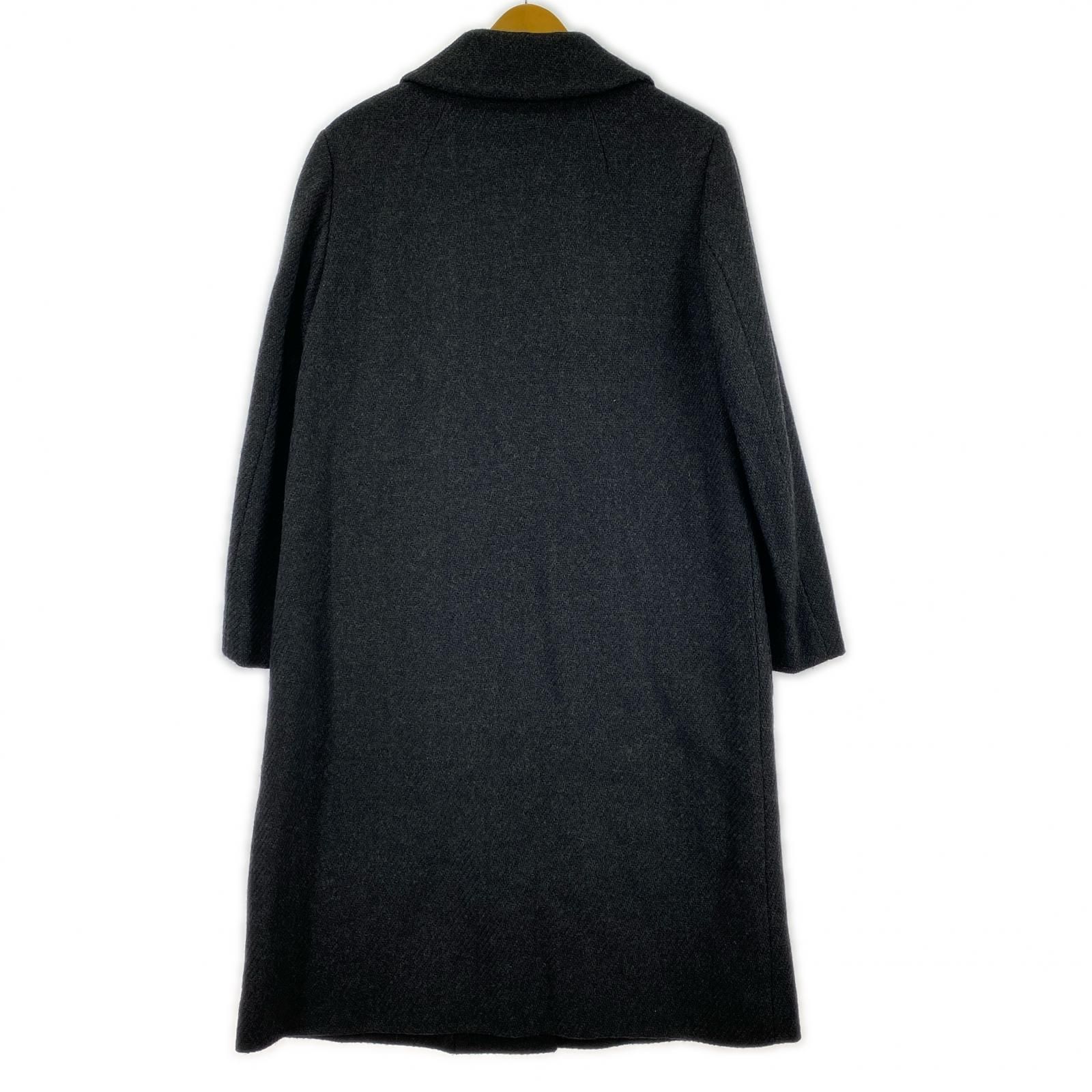 KUMIKYOKU 組曲 フード付き カシミヤ混じりウールコート Size3