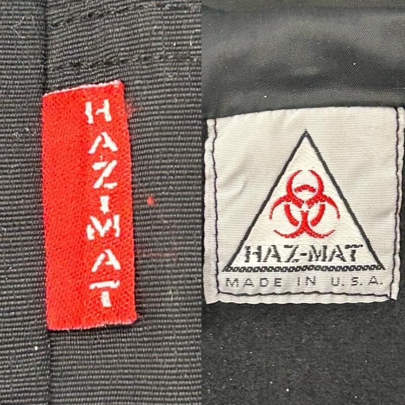 古着 90s HAZ-MAT USA製 フルジップジャンパー black L メンズ L