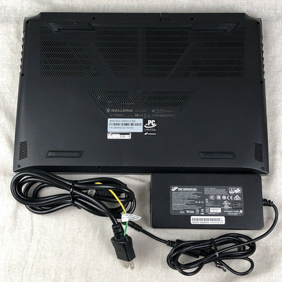 ◇ジャンク品◇ゲーミングノートPC パソコン GALLERIA ガレリア XL7C