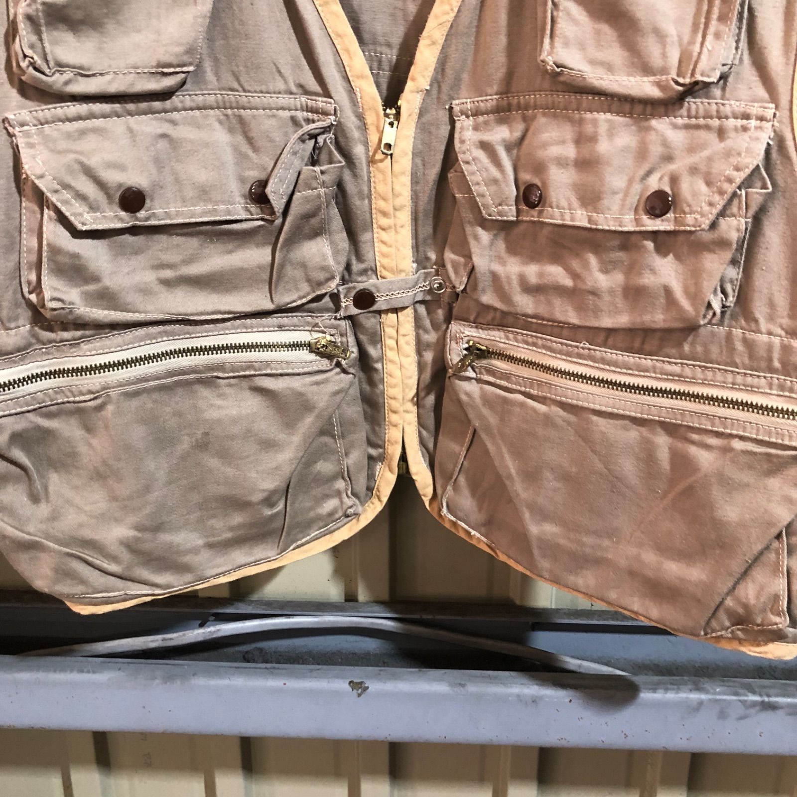 1490 WALKER フィッシングベスト ベージュ XL ウォーカー 多機能