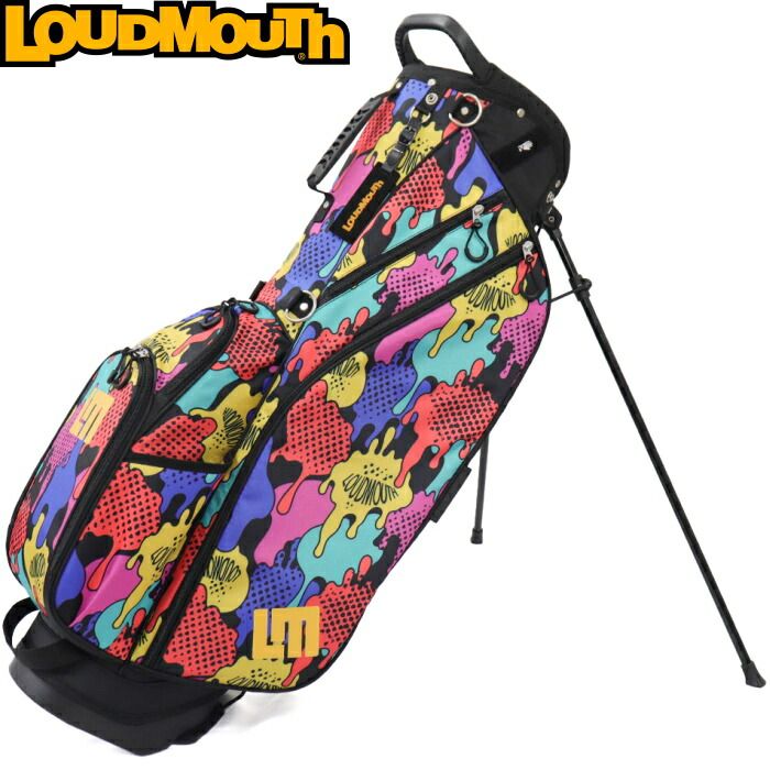 新品◇Loudmouth ラウドマウス キャディバッグ LM-CB0010◇シャガ