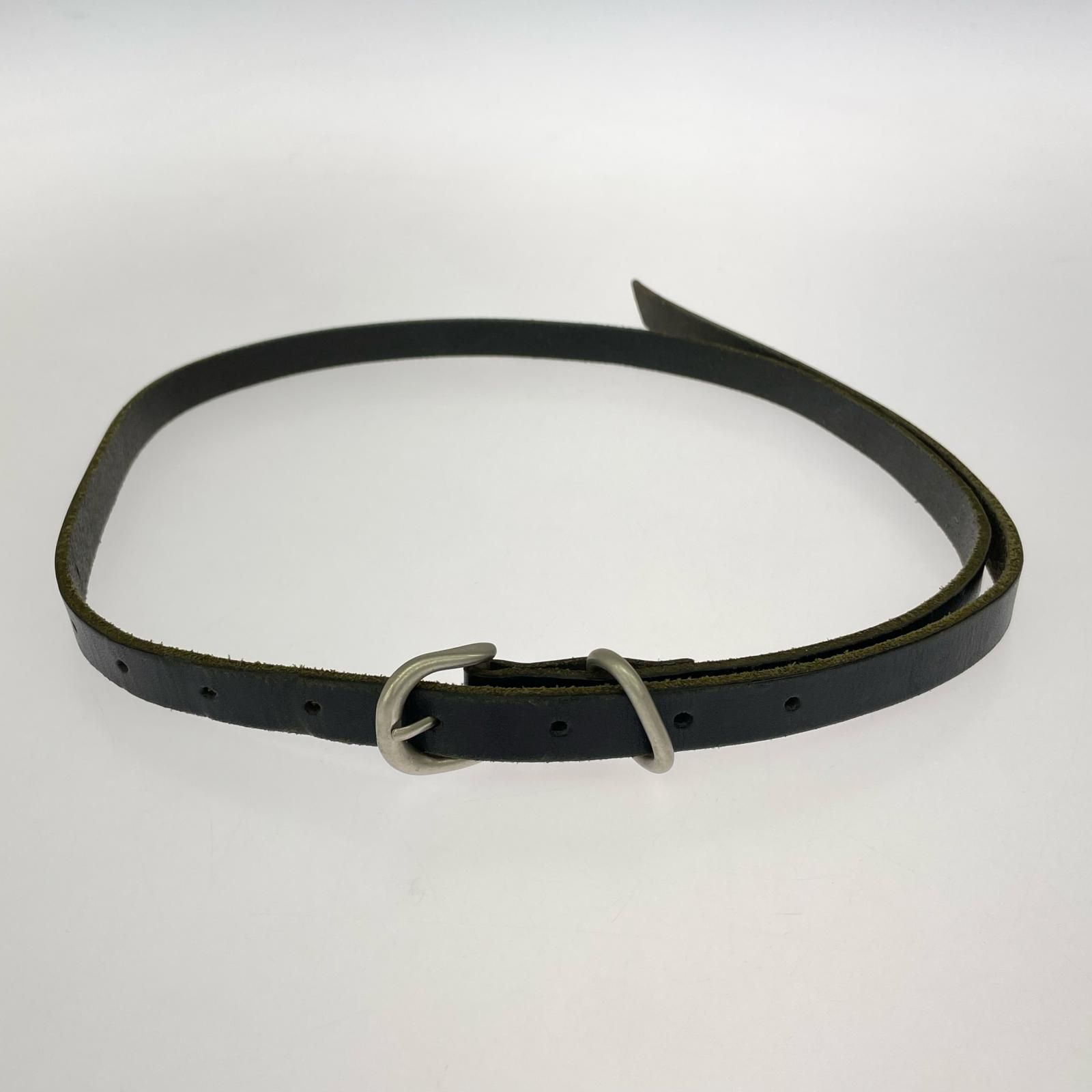 Hender Scheme エンダースキーマ ナローレザーベルト/ブラック - メルカリ