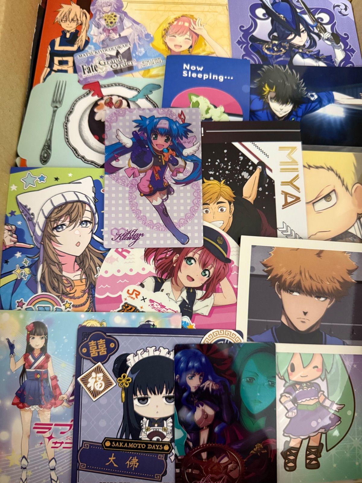 紙類 アニメ ゲーム まとめ売り 大量 コースター ポストカード カード
