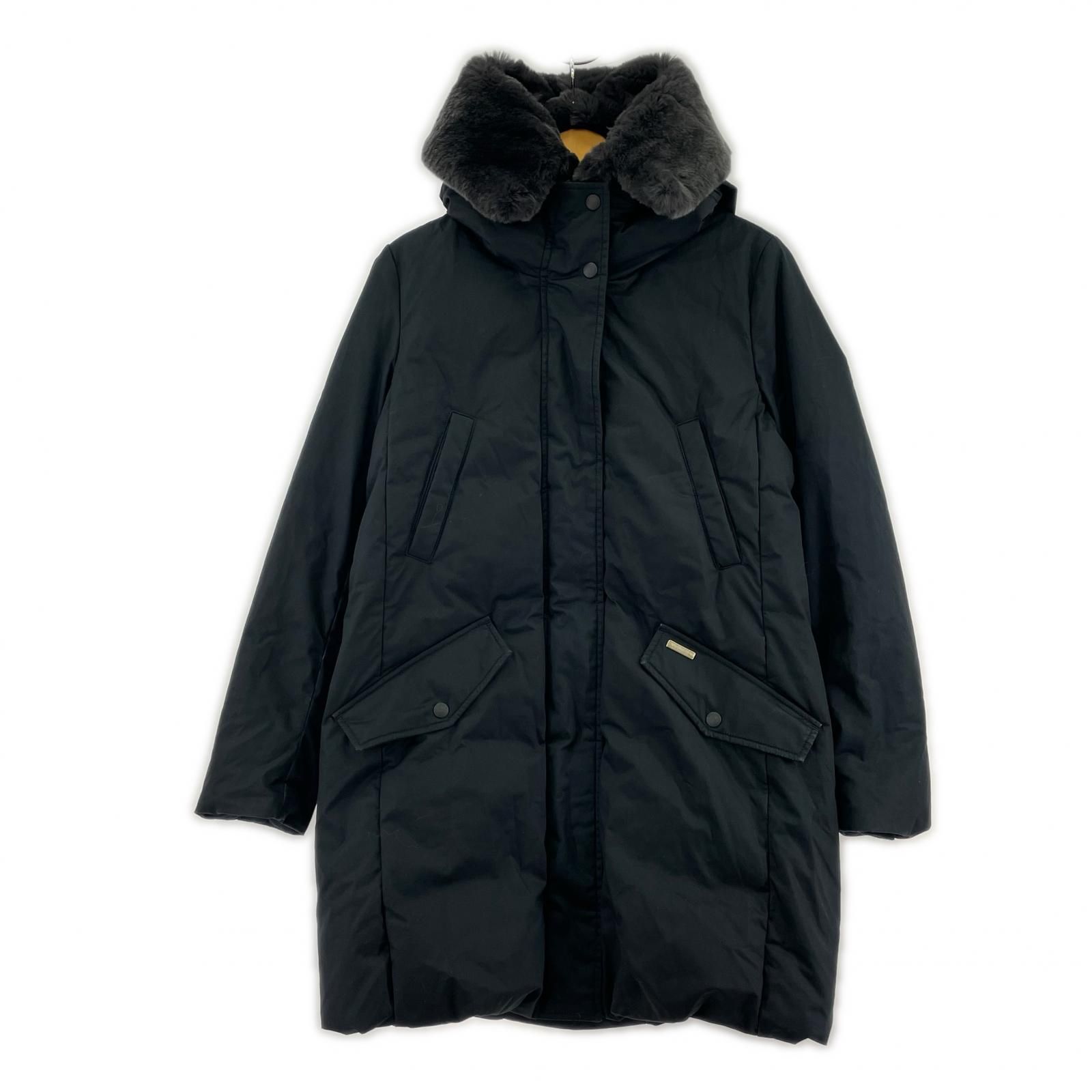 WOOLRICH ウールリッチ ラビットファーフード ダウンコート sizeS 