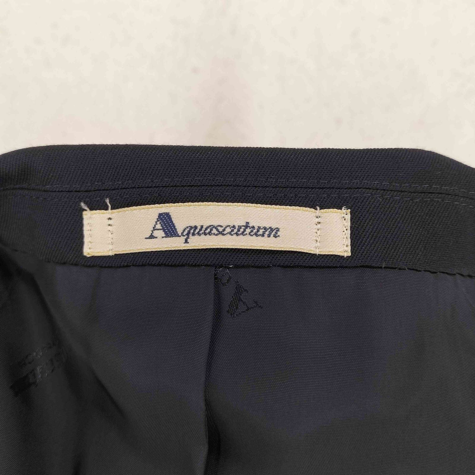 アクアスキュータム AQUASCUTUM 紺ブレ 金釦 ダブルブレスト