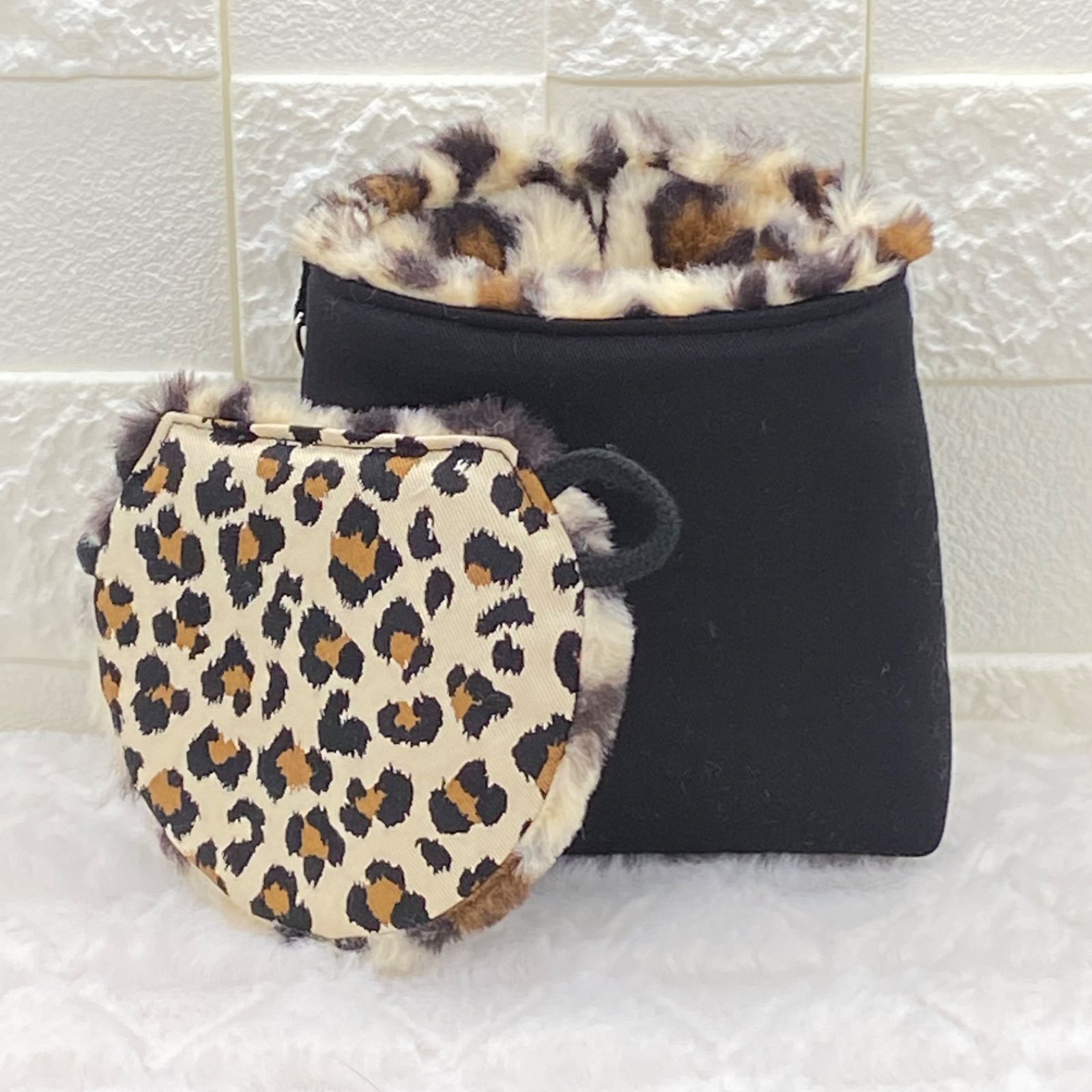 フクロモモンガポーチ フクロモモンガ ポーチ 蓋付ダブルサイズ FF0001 - メルカリ