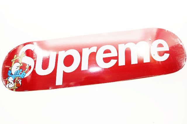 シュプリーム SUPREME 20AW SMURFS SKATEBOARD RED 8.375 スマーフ