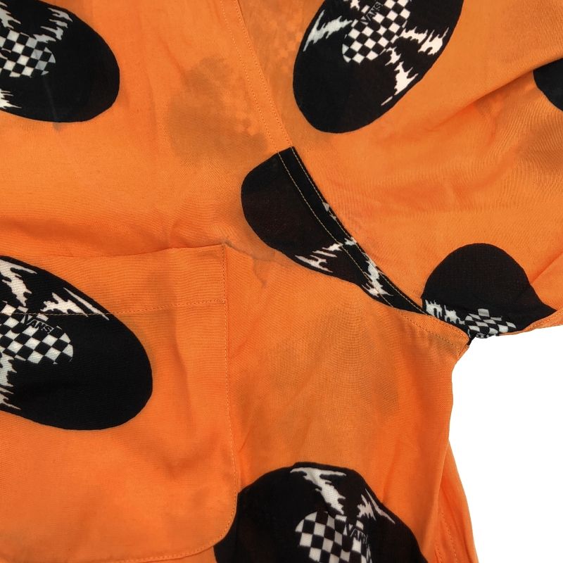 WACKO MARIA × VANS レコード アロハシャツ L オレンジ ワコマリア 