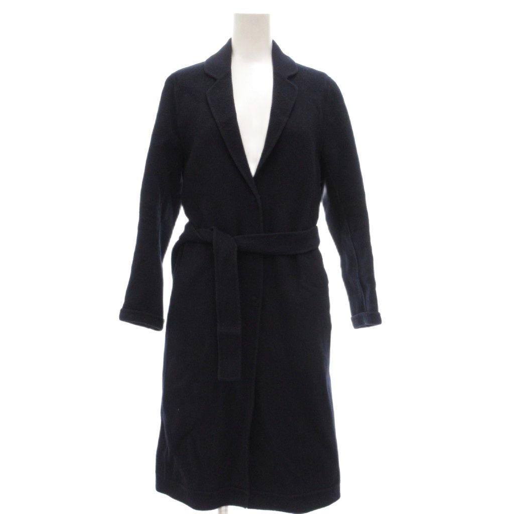 スピック&スパン Spick&Span ロングコート 比翼 スナップボタン ベルト