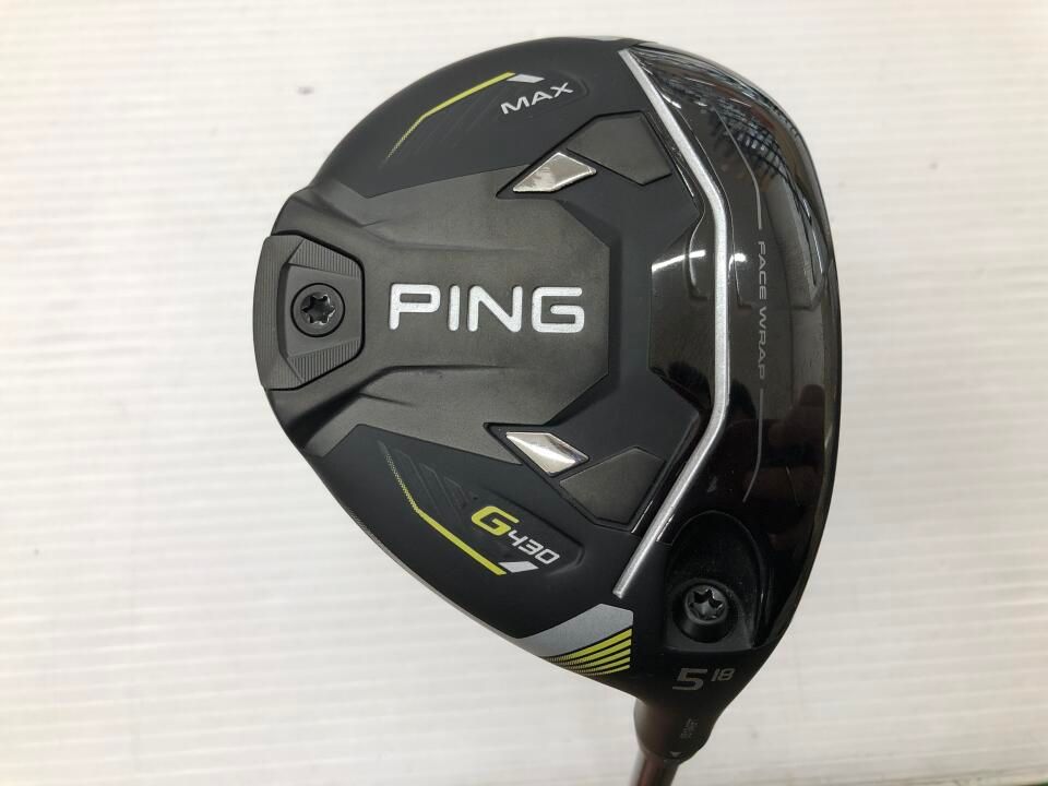 ピン G430 MAX 18度 ALTA J CB BLACK Rフレックス フェアウェイウッド