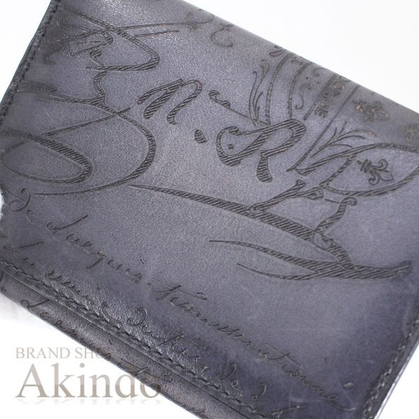 ベルルッティ カードケース 二つ折り 名刺入れ インブイア スクリット