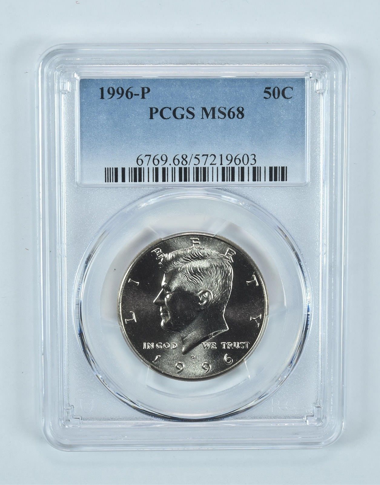 1996-P ケネディ ハーフダラー MS68 PCGS ブルーラベル - メルカリ
