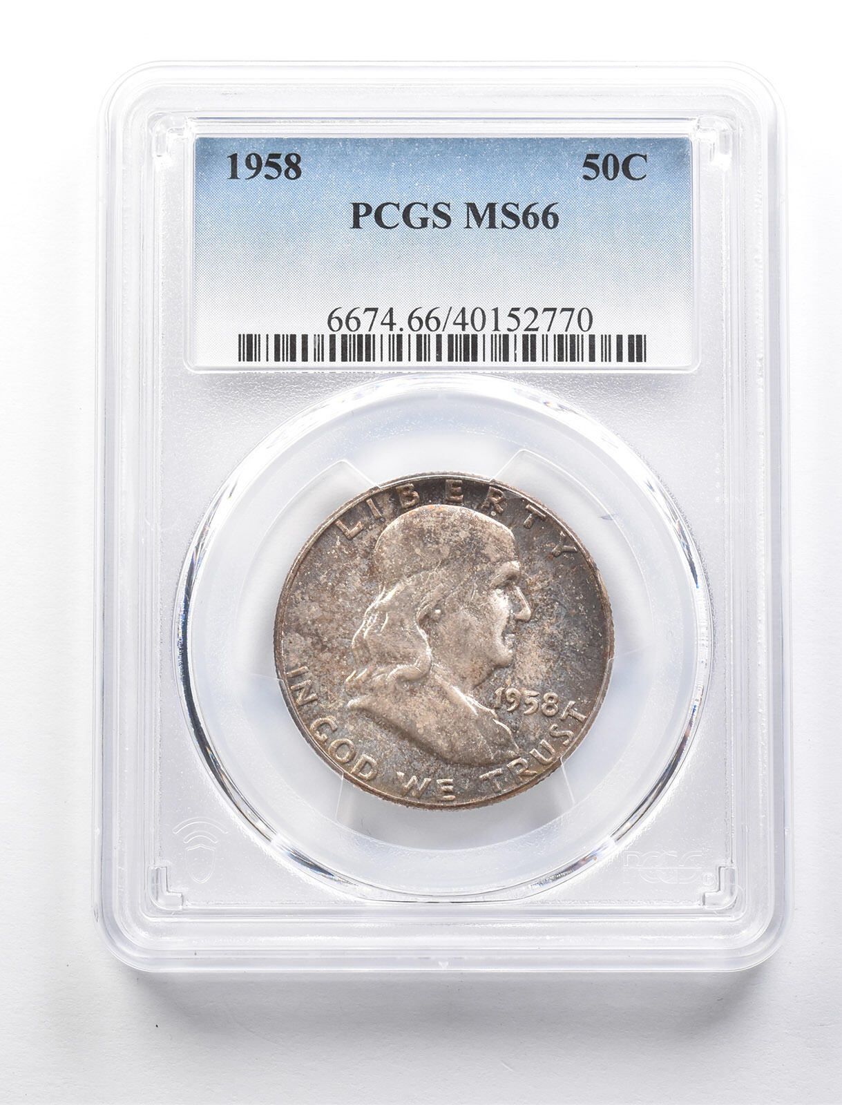 1958年 フランクリン ハーフダラー MS66 PCGS PQ *2689 - メルカリ