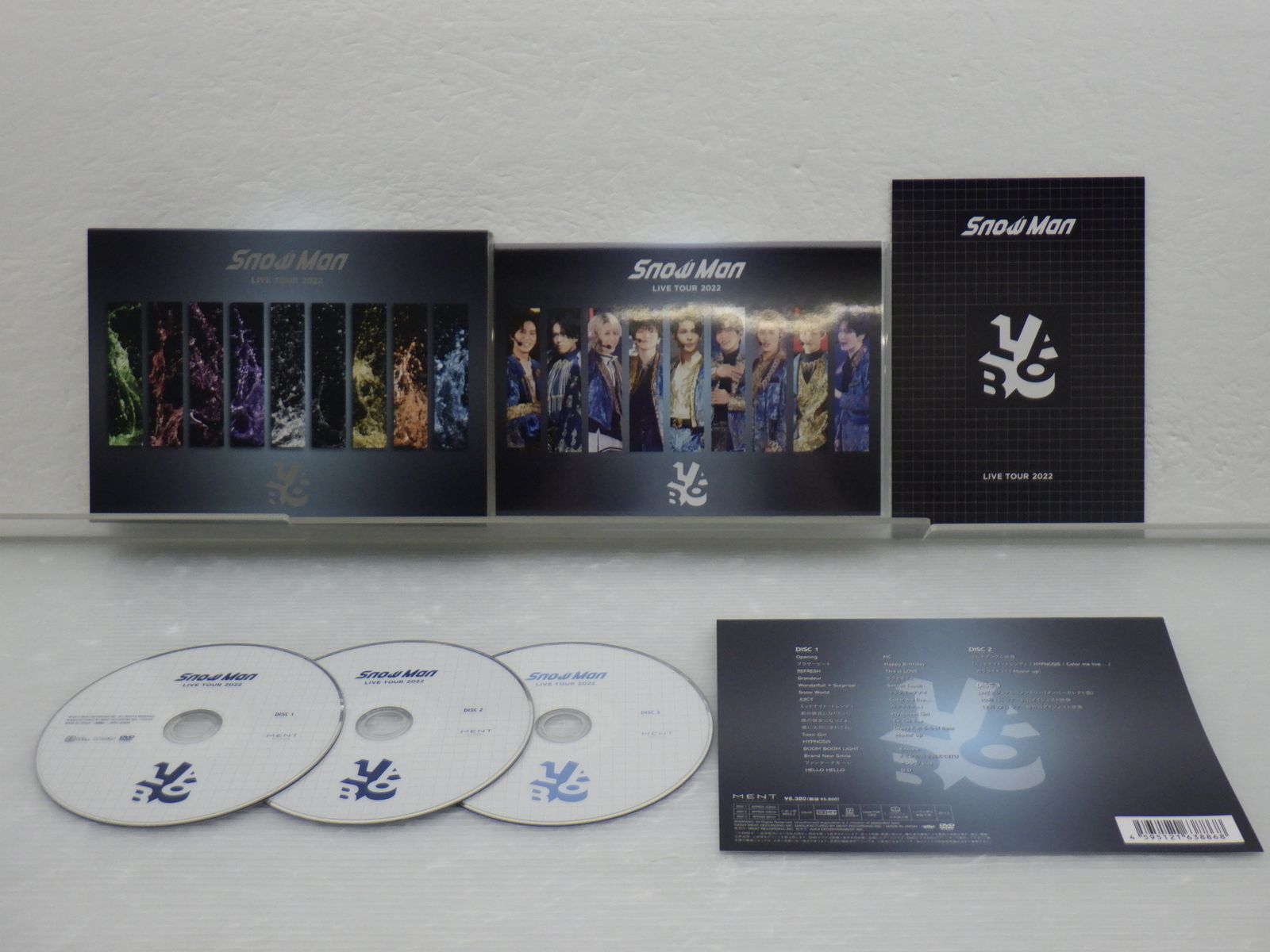 Snow Man DVD LIVE TOUR 2022 Labo. 通常盤(初回スリーブ仕様) 3DVD