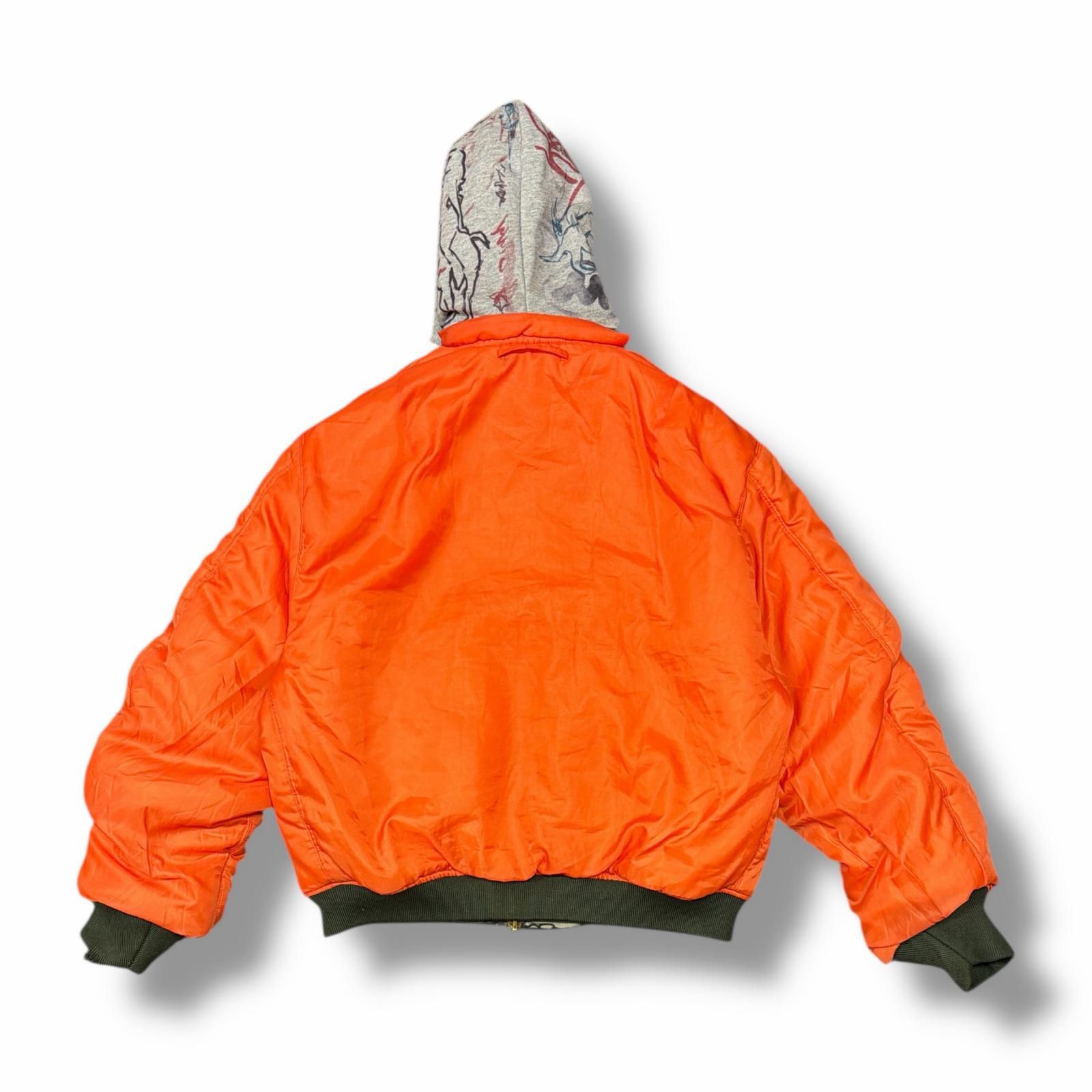 Mowalola 25AW graffiti bomber jacket グラフィティ ボンバー