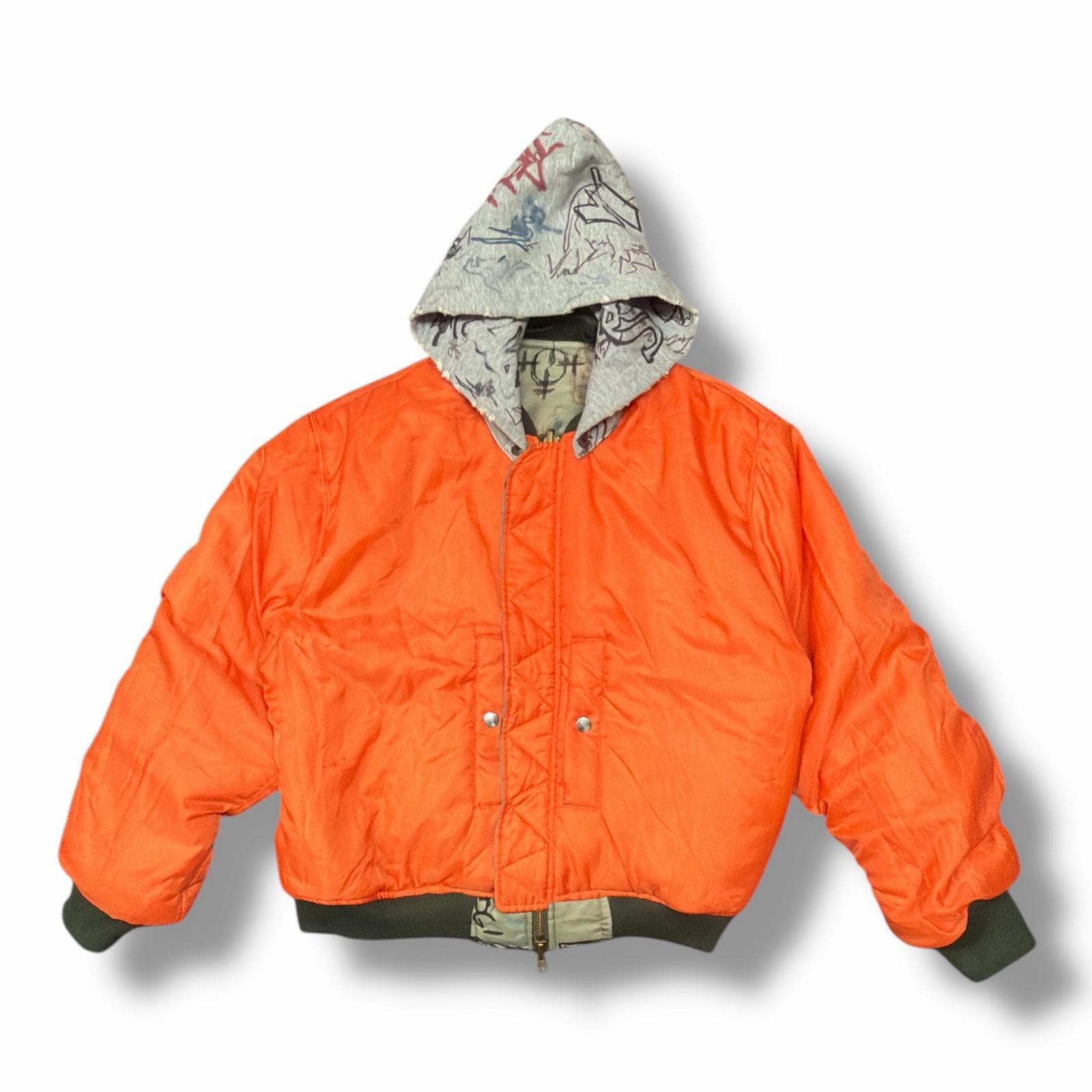 Mowalola 25AW graffiti bomber jacket グラフィティ ボンバー