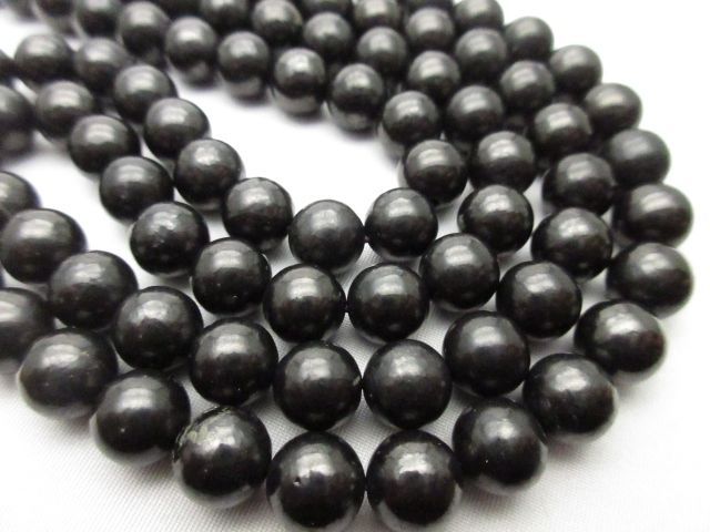 希少】/【シュンガイト】/玉size(約8.4㎜〜約8.7㎜)/1set(5玉)/【20億