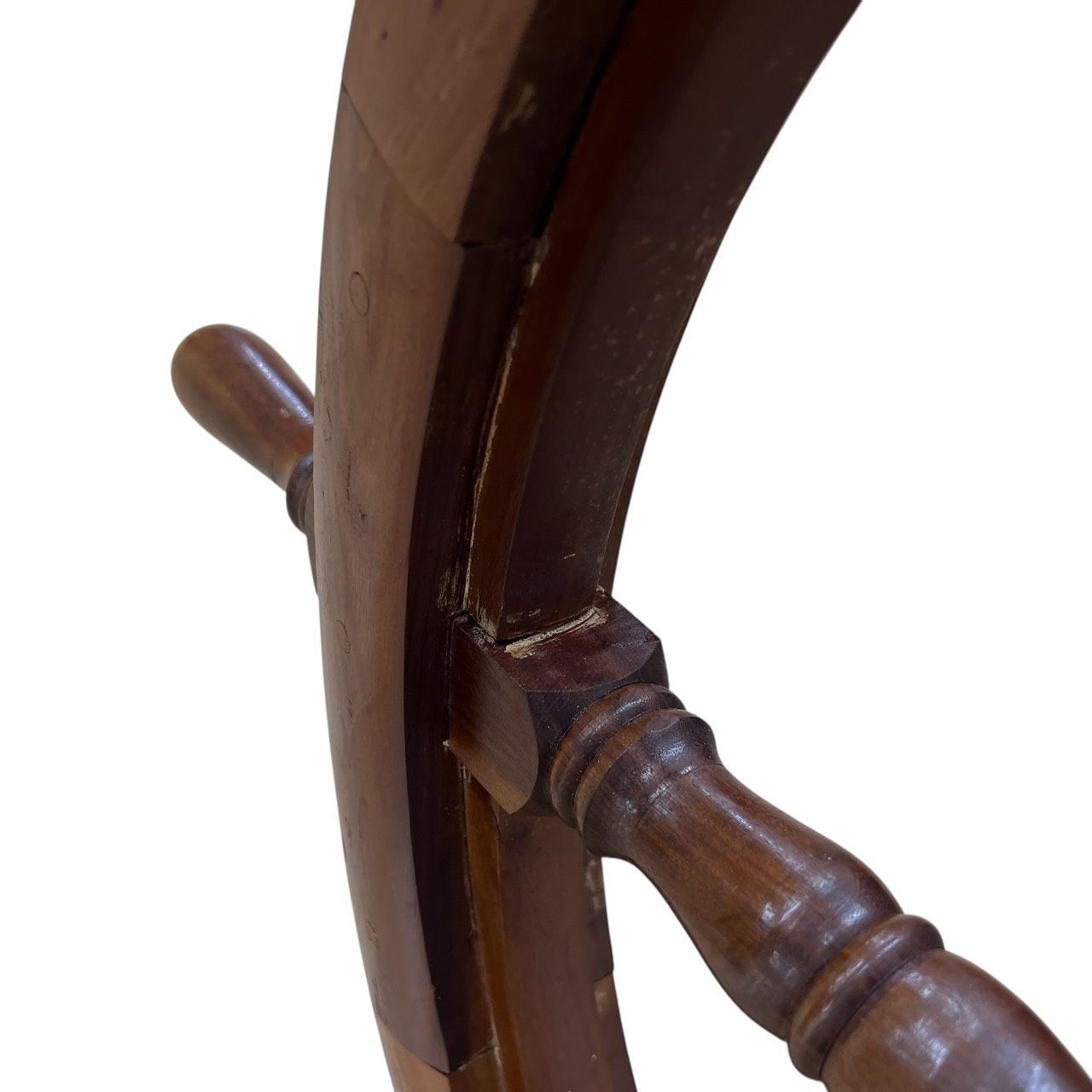 木製 舵輪 真鍮 90㎝ 舵取り 操舵 船舵 船ハンドル インテリア