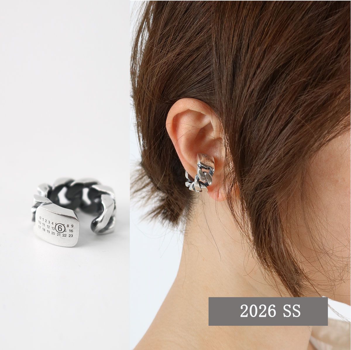 □MM6 Maison Margiela エムエムシックス メゾンマルジェラ ロゴT