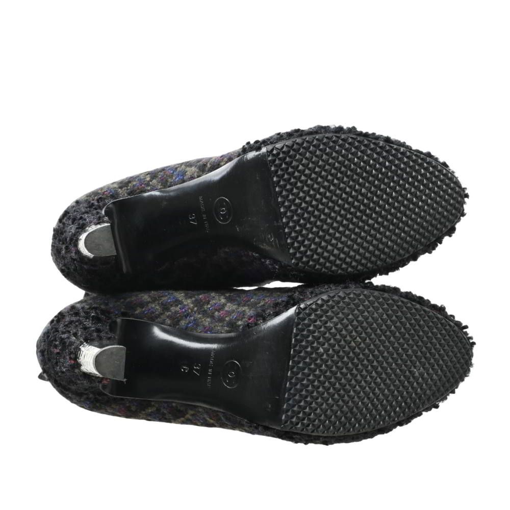 ば*。様 CHANEL ブーツ CHANEL（シャネル） 【美品】シャネル 22.5cm #36 ショートブーツ