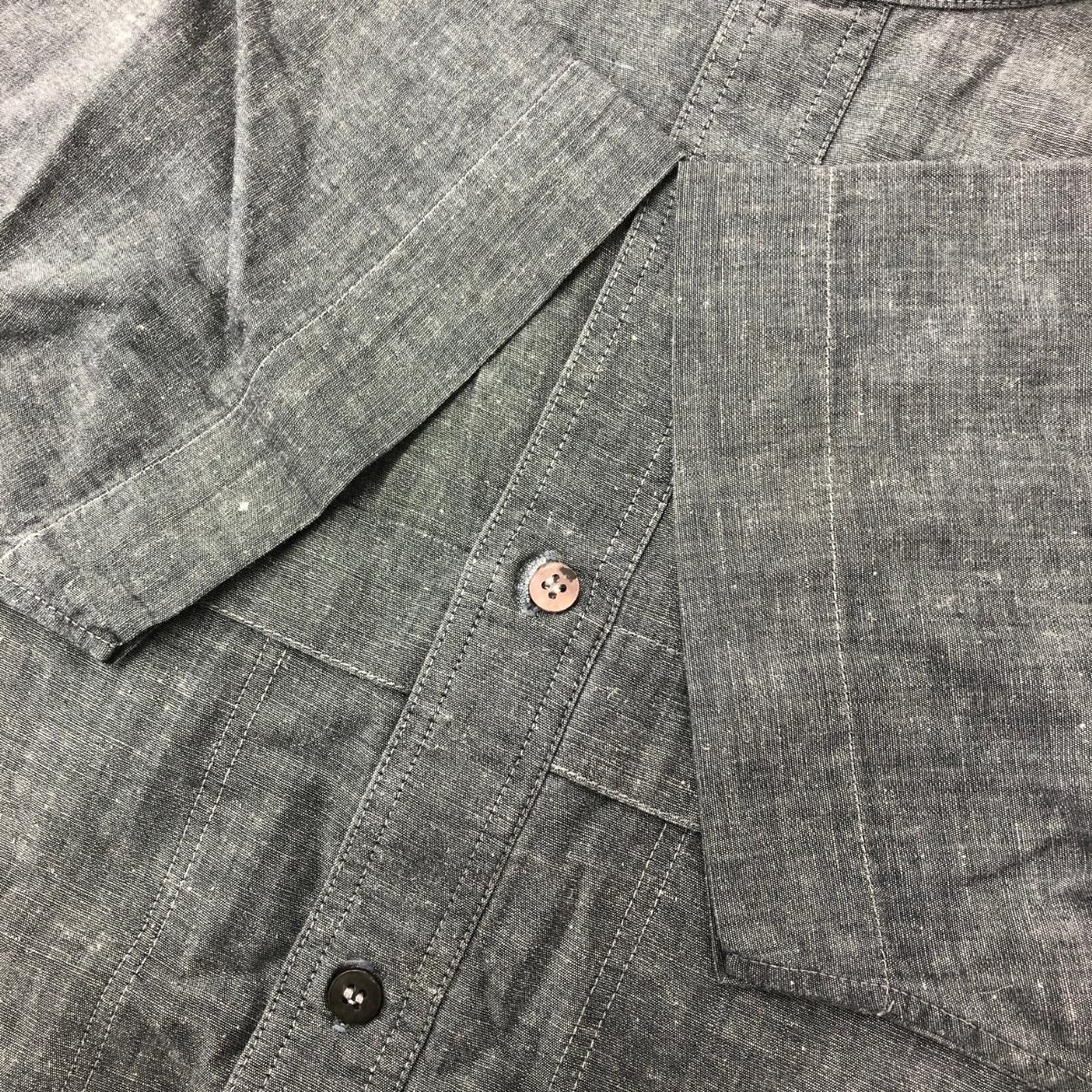 im product アイムプロダクト イッセイミヤケ/バンドカラー半袖シャツ