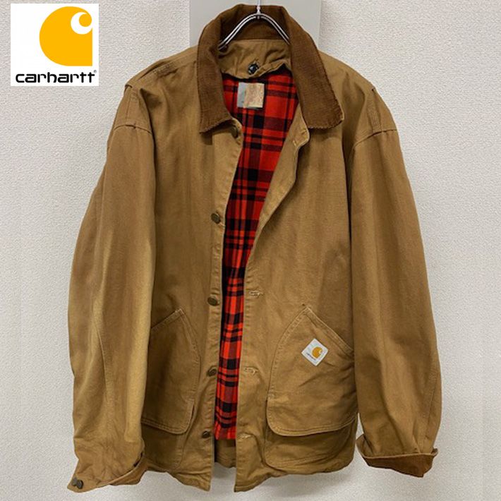 【carhartt / カーハート ダック チョアコート ブランケットライナー USED カバーオール Carhartt（カーハート） ブランケットライナー