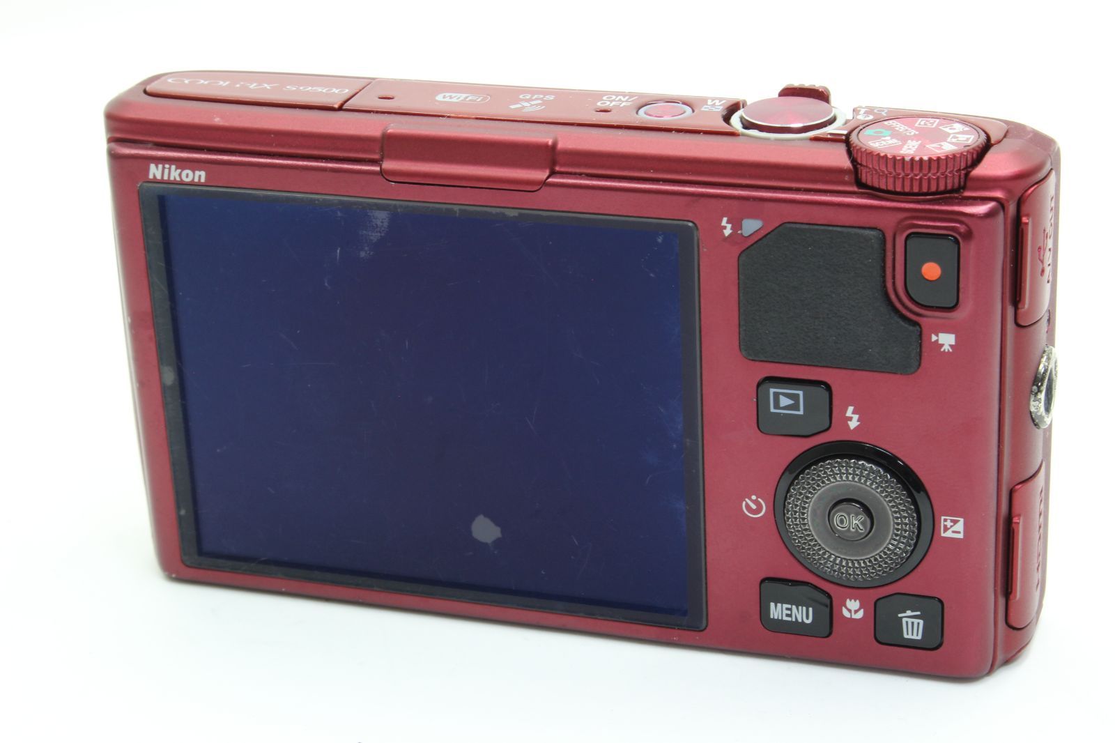 B (並品) Nikon ニコン COOLPIX S9500 レッド 初期不良返品無料 12-83