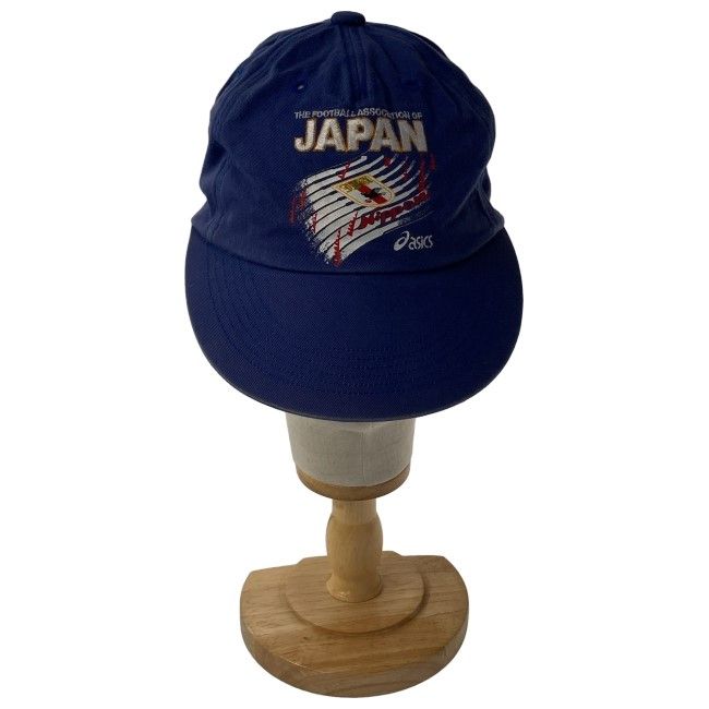 asics キャップ 90s vintage 90年代 OLD 帽子 6パネル サッカー