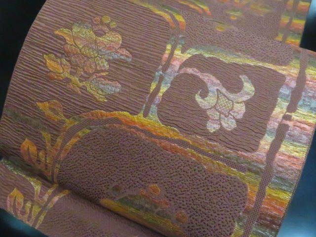 名古屋帯 八寸 美品 正絹 着物 松葉仕立て 紬 - メルカリ