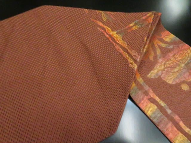 名古屋帯 八寸 美品 正絹 着物 松葉仕立て 紬 - メルカリ