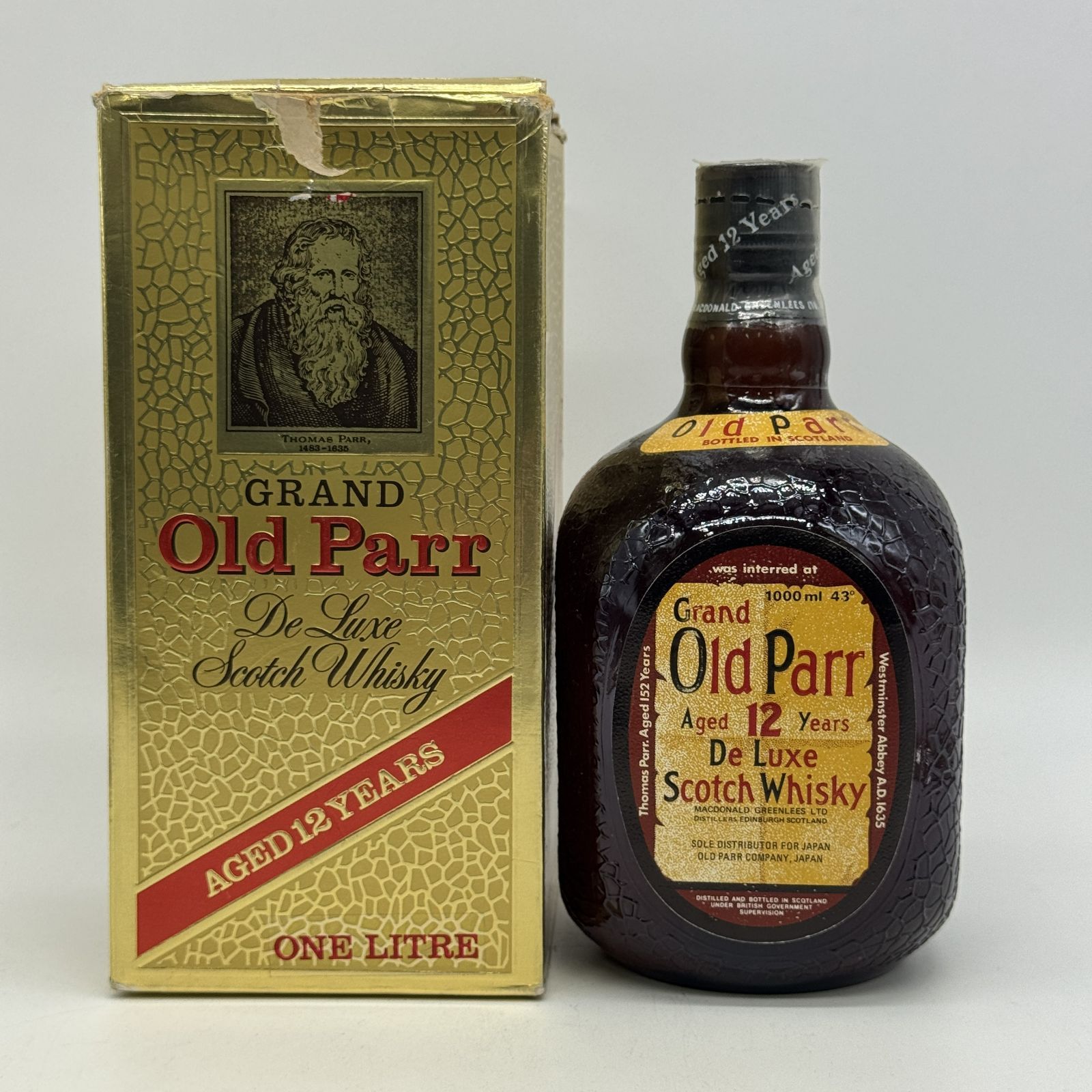 Grand Old Parr De Luxe Scotch Whisky グランド・オールドパー
