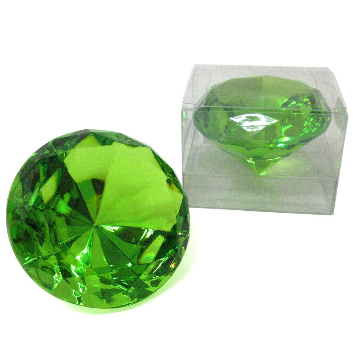 ダイヤモンドオーナメント 1個 単品 選べる6色 イミテーション