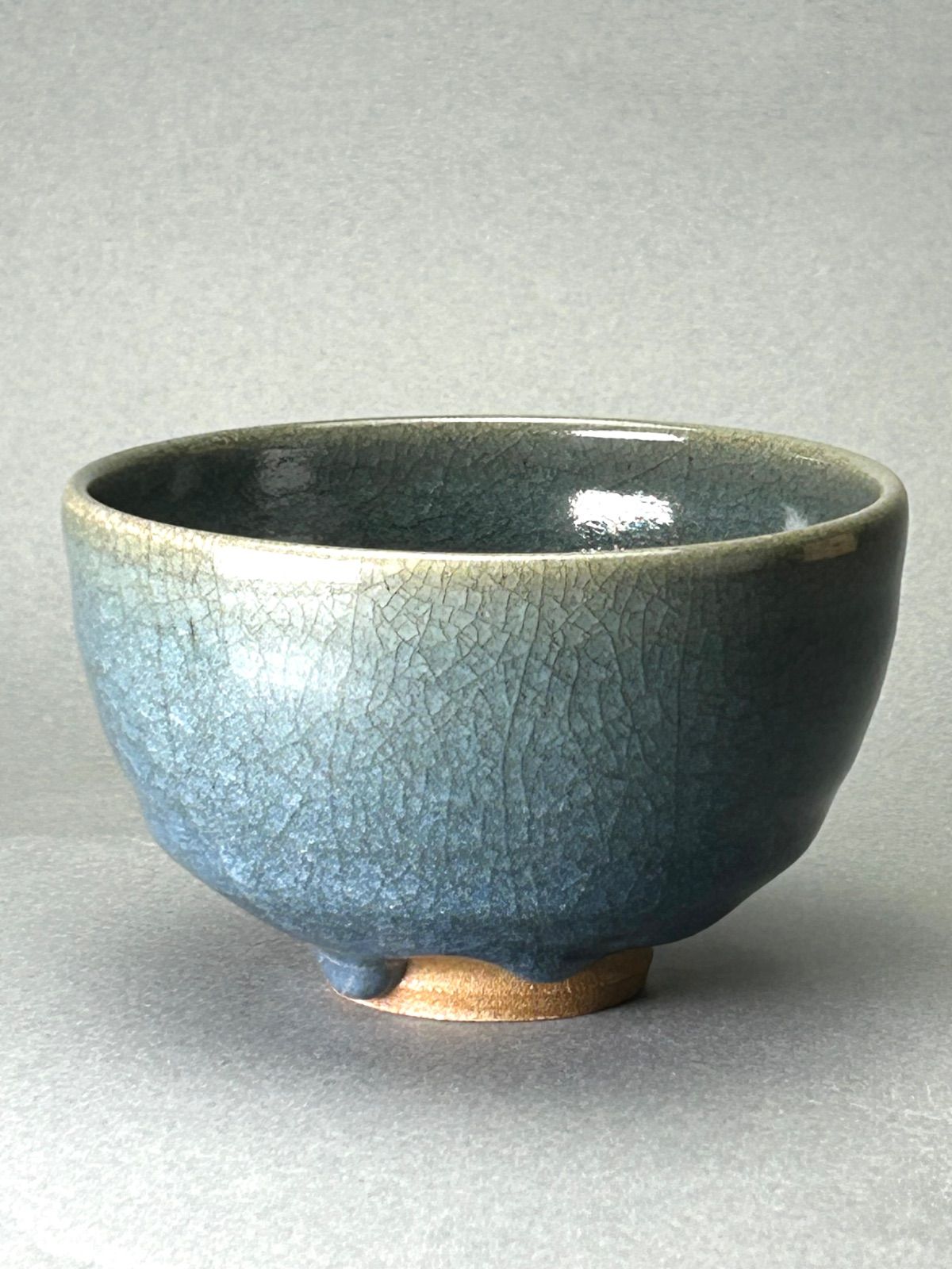 人間国宝　中島宏　青白磁茶碗　共箱 幽玄】人間国宝 中島宏 青磁 茶盆 共箱 茶道具 茶碗 - メルカリ