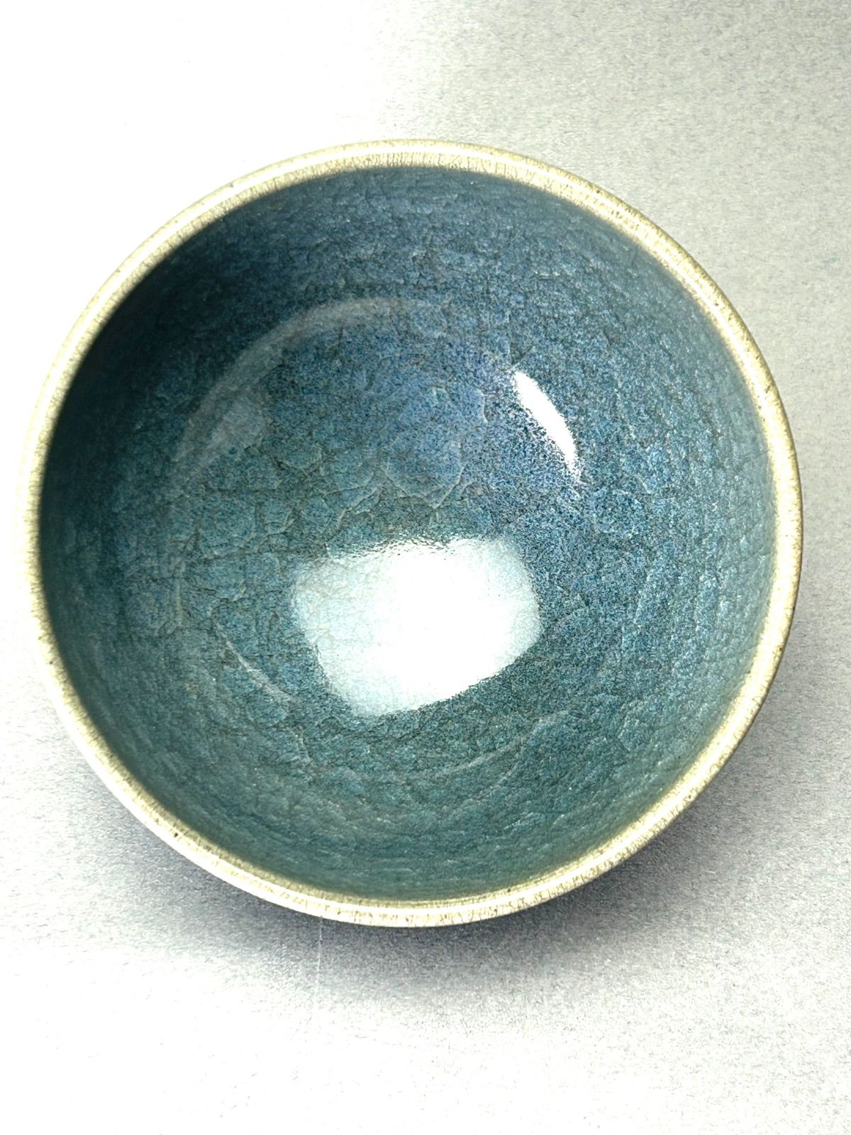 幽玄】人間国宝 中島宏 青磁 茶盆 共箱 茶道具 茶碗 - メルカリ