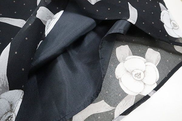 M'S GRACY ◇ カメリアリボン ドット柄 シアー ワイドパンツ サイズ40