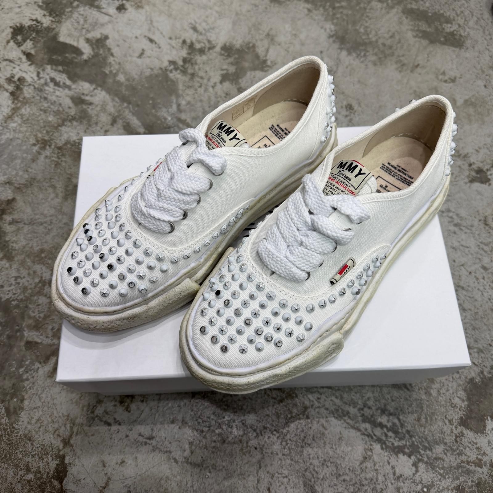 参考上代57200円 未使用 Maison MIHARA YASUHIRO BAKER Studs Low-Top 