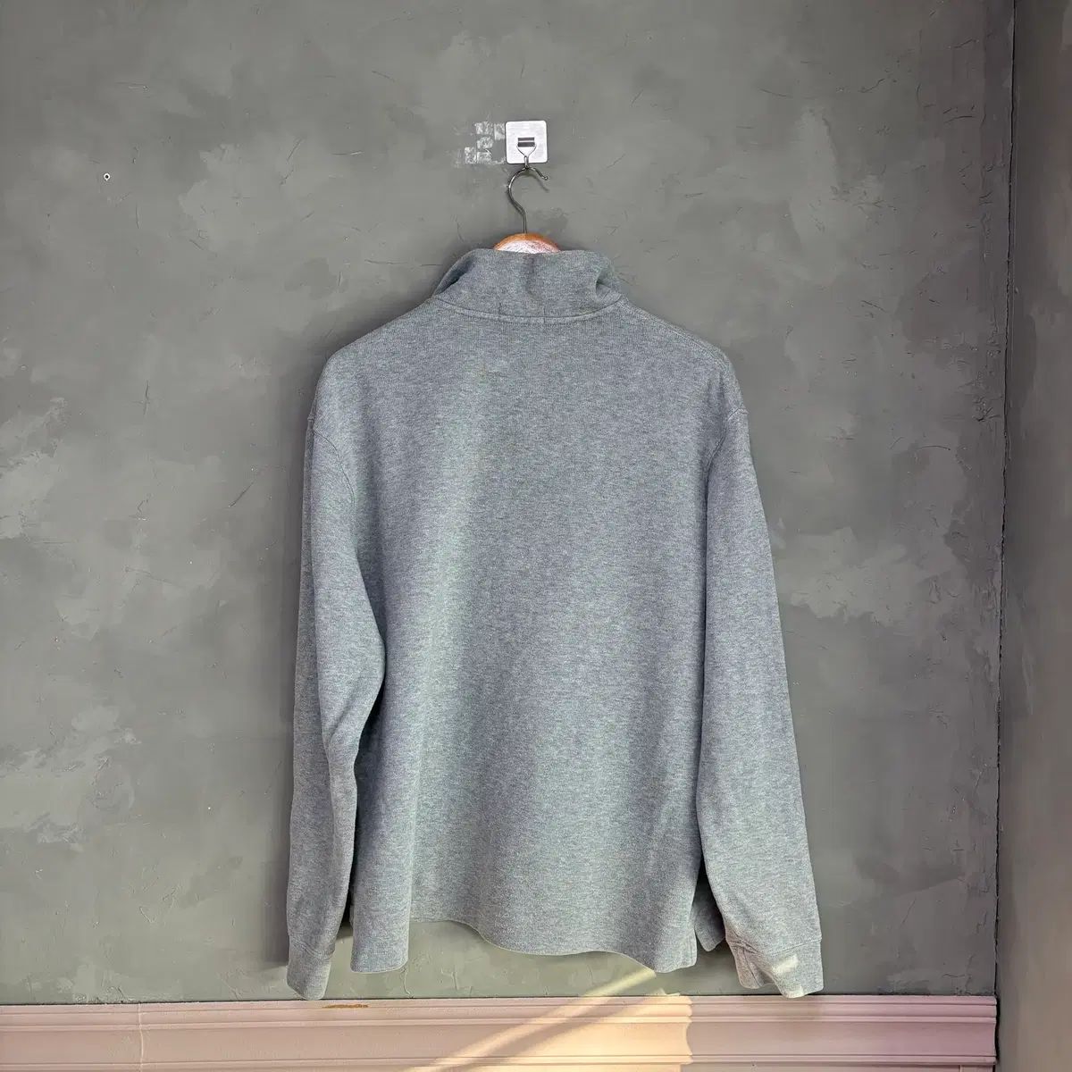 ポロ ラルフローレン ニット ハーフジップ グレー - メルカリ