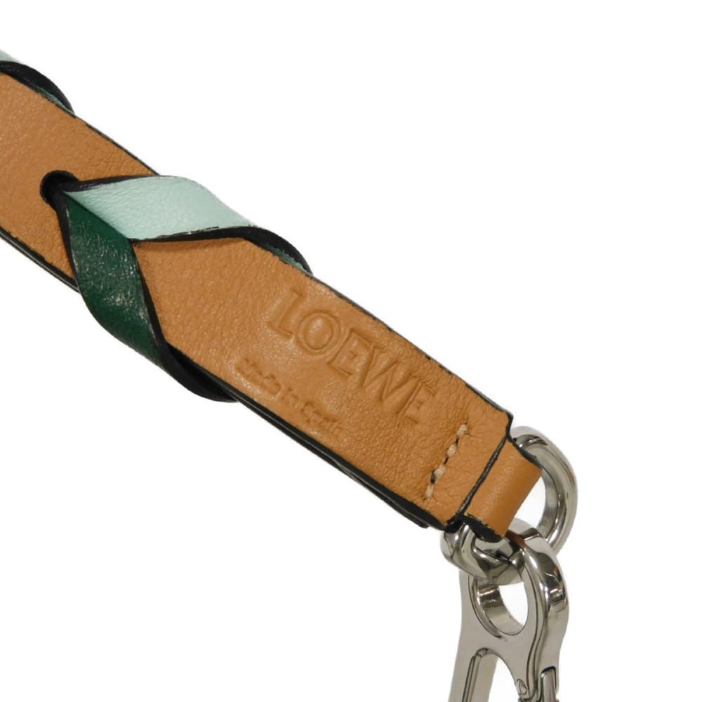 LOEWE ロエベ シン ブレイデッド ストラップ 編み込み ブラウン