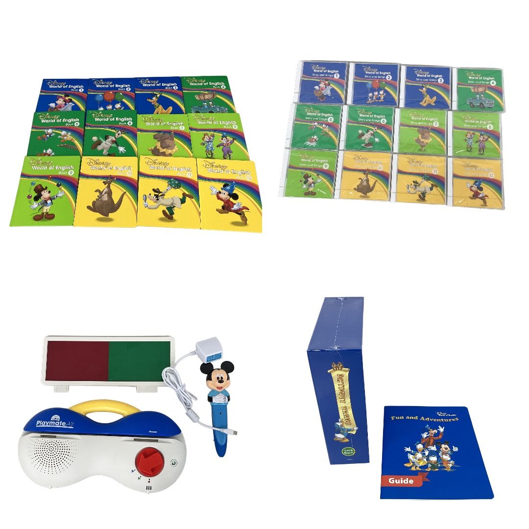 DWE ディズニー英語システム BD ブルーレイ版 2017-2019年頃 教材 中古